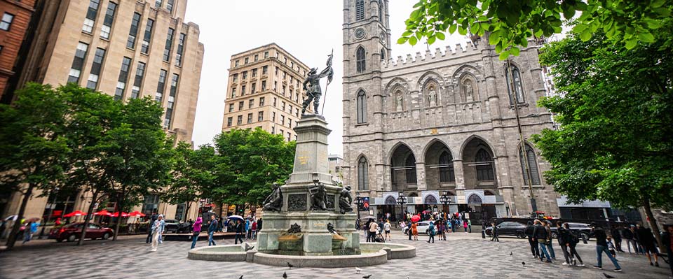 Place d'Armes in Montreal